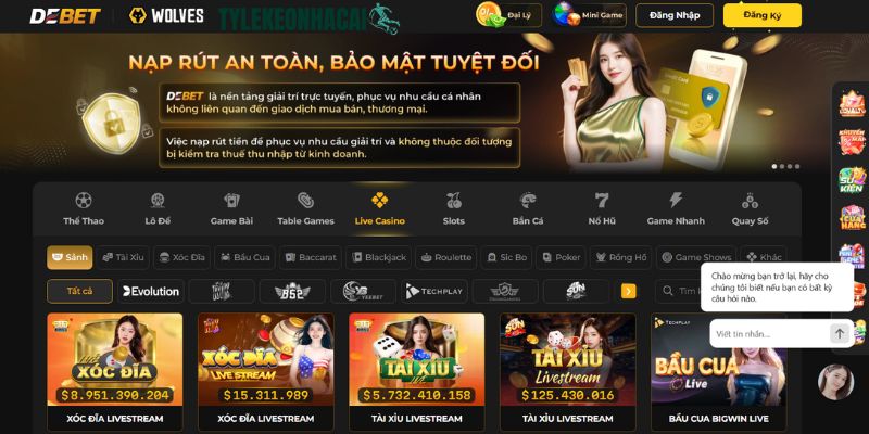 DEBET là một trong những nhà cái quen thuộc và nổi tiếng trên thị trường cá cược DEBET là một trong những nhà cái quen thuộc và nổi tiếng trên thị trường cá cược